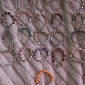 21 sabrina carpenter homemade concert worn bracelets!